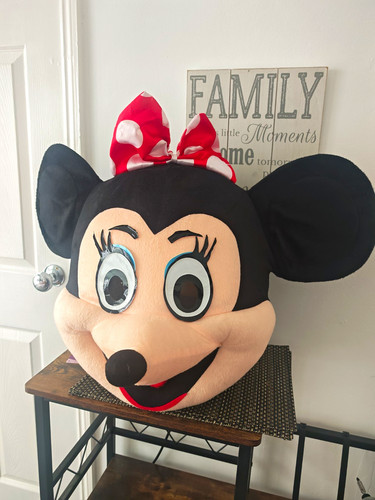 Large minnie mouse plush - mouse, head